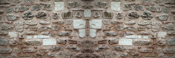 Robusto Muro Pietra Taglio Beige Viola Buono Sfondi Allineato Senza — Foto Stock