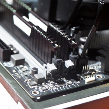 Super performance, new generation electronic circuit black and powerful gaming motherboard for computer