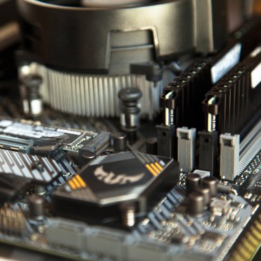 Enjoy exceptional performance with the Asus Tuf Gaming B450M Pro S Gaming black motherboard. August 27 2022 Istanbul Turkey