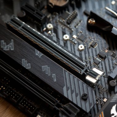 Super performance, new generation electronic circuit black and powerful gaming motherboard for computer
