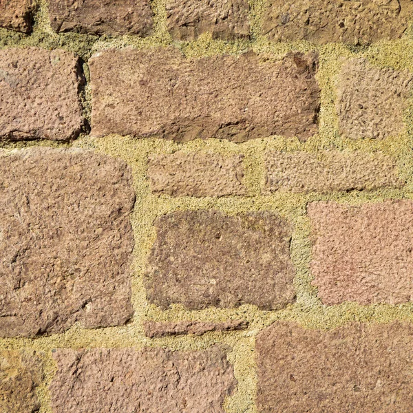 Robusto Muro Pietra Taglio Beige Viola Buono Sfondi Allineato Senza — Foto Stock