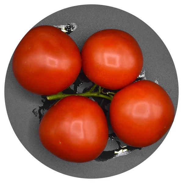 Frisch Geschmackvolle Tomaten Alle Bio Tomaten Frische Rote Bio Tomaten — Stockfoto