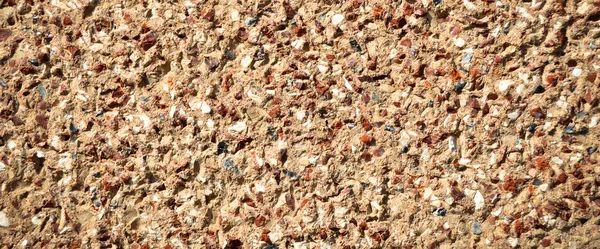 Vermelho Bege Mosaico Textura Parede Pedra Fundo Parede Mosaico — Fotografia de Stock