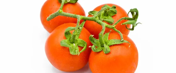Färsk Välsmakande Tomat Alla Ekologiska Tomater Färsk Ekologisk Tomat Isolerad — Stockfoto