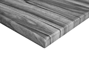 Dekoratif siyah beyaz ahşap mutfak kapısı beyaz arka planda izole edilmiş.