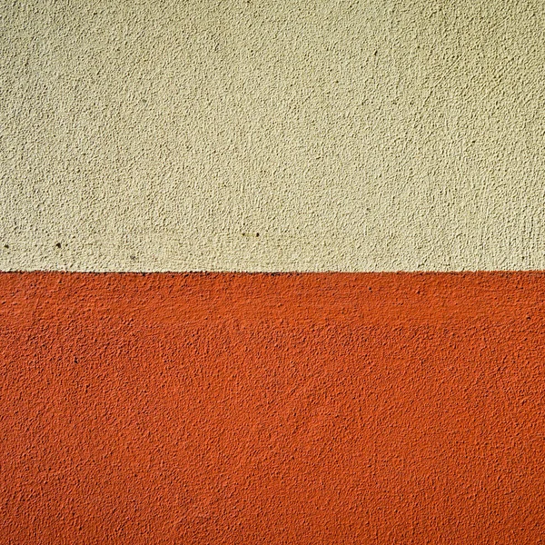 stock image Red and white colored wall texture with rough surface, two color rough wall plaster