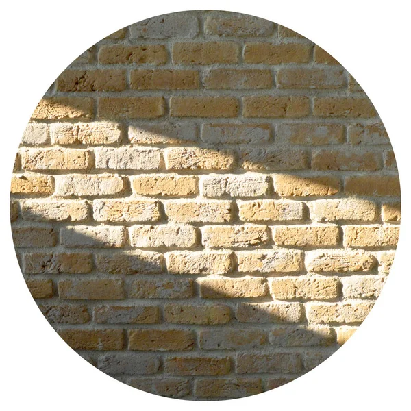 レンガの壁と日光 古いレンガの壁の質感と日光 グランジヴィンテージレンガの壁の背景 — ストック写真