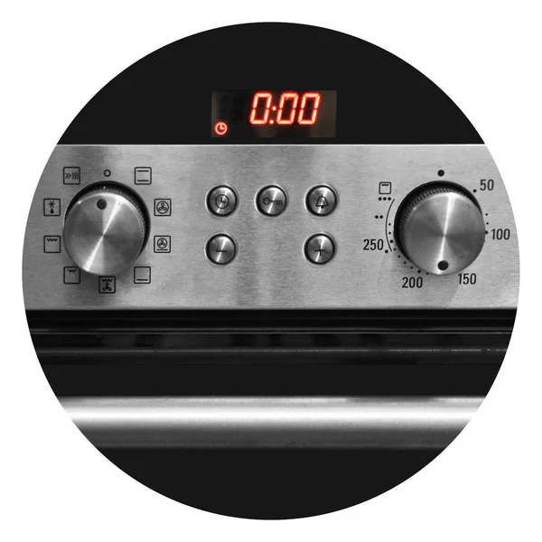 Modern Kitchen Has Oven Control Panel Oven Control Panel — Foto Stock