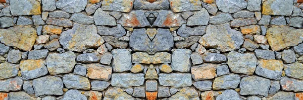 Pevné Modré Šedé Řezané Kamenné Zdi Dobré Pro Pozadí Hladké — Stock fotografie