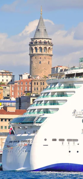 Galata Tower One Most Visited Places Istanbul Bosphorus — Foto Stock