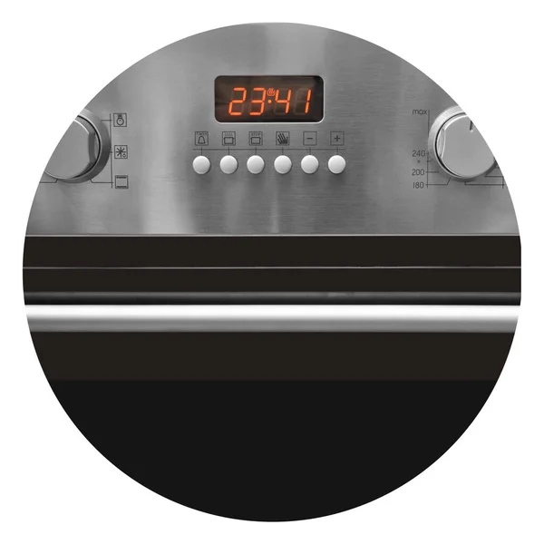 Modern Kitchen Has Oven Control Panel Oven Control Panel — Fotografia de Stock