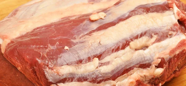 Limpiar Carne Cruda Roja Muy Fresca Textura Carne Vaca Roja —  Fotos de Stock
