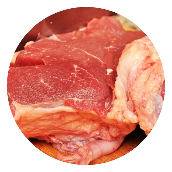 Sauberes Sehr Frisches Rohes Rindfleisch Textur Von Rotem Rindfleisch — Stockfoto