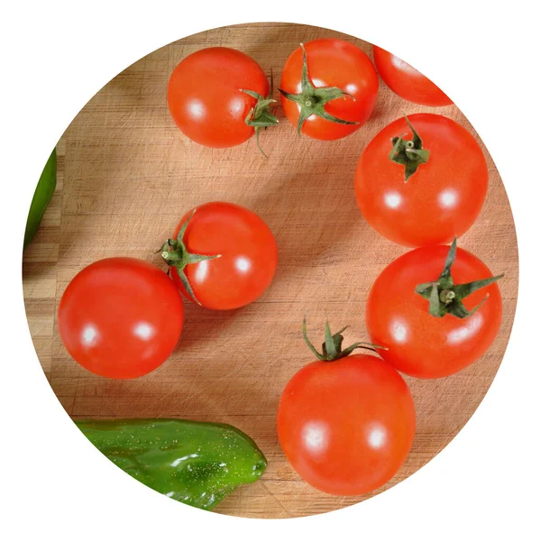 Tomate Fresco Saboroso Todo Tomate Orgânico Tomate Orgânico Fresco Isolado — Fotografia de Stock