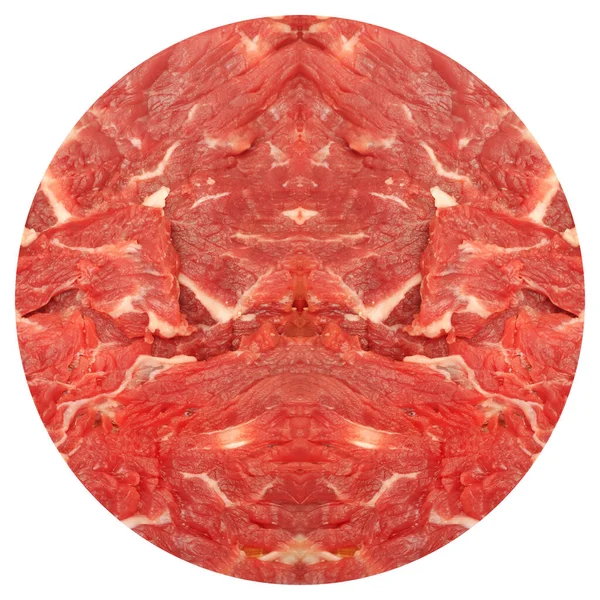 Tiszta Nagyon Friss Vörös Nyers Hús Marhahús Vörös Tehénhús Textúra — Stock Fotó