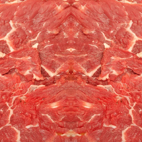 Clean Very Fresh Red Raw Meat Beef Red Cow Meat — Stock Photo, Image