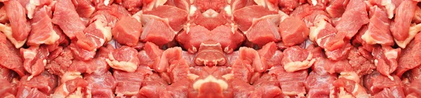 清净鲜红色生肉牛肉 红牛肉质 — 图库照片