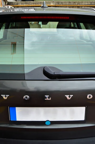 Volvo Chrom Metall Logo Luxus Auto Istanbul Stadt Mai 2023 — Stockfoto