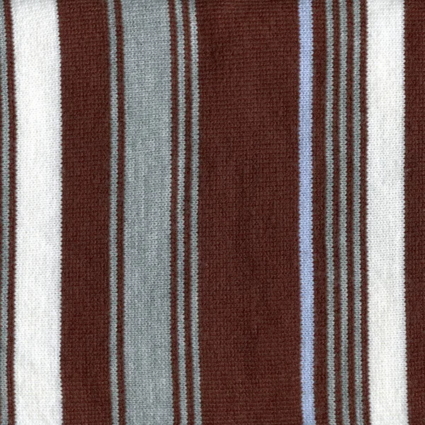 用羊毛制成的花纹织物 手工针织物白褐色和蓝色羊毛背景纹理 — 图库照片
