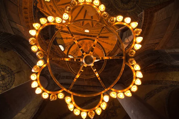 Het Interieur Van Hagia Sophia Een Museum Historische Basiliek Moskee — Stockfoto