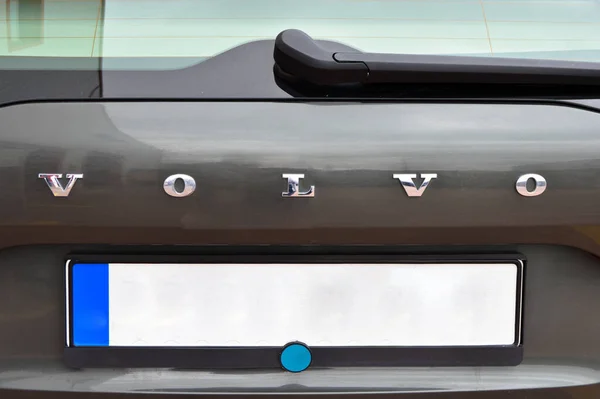 Logo Volvo Chrome Metal Luxusní Vůz Istanbulu Května 2023 Istanbul — Stock fotografie