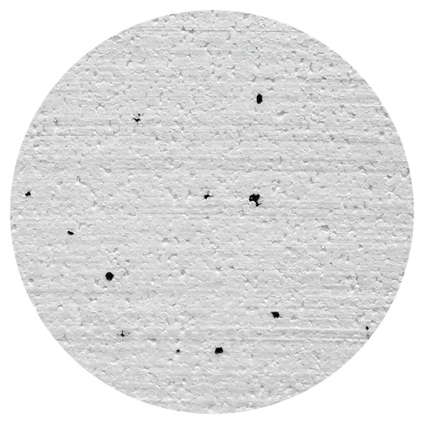 白と黒の発泡スチロールの背景テクスチャクローズアップ詳細 ダークフォームプラスチック — ストック写真