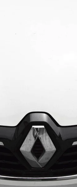 Renault Megane Хромированный Металлический Логотип Автомобиль Класса Люкс Городе Стамбул — стоковое фото