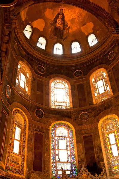 Hagia Sophia Een Museum Historische Basiliek Moskee Istanbul Het Werd — Stockfoto