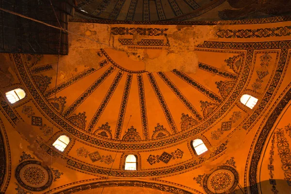 Hagia Sophia Múzeum Történelmi Bazilika Mecset Isztambulban Justinianus Bizánci Császár — Stock Fotó