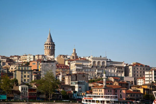 Galata Bridge Galata Tower One Most Visited Places Istanbul Bosphorus — Stock Photo, Image