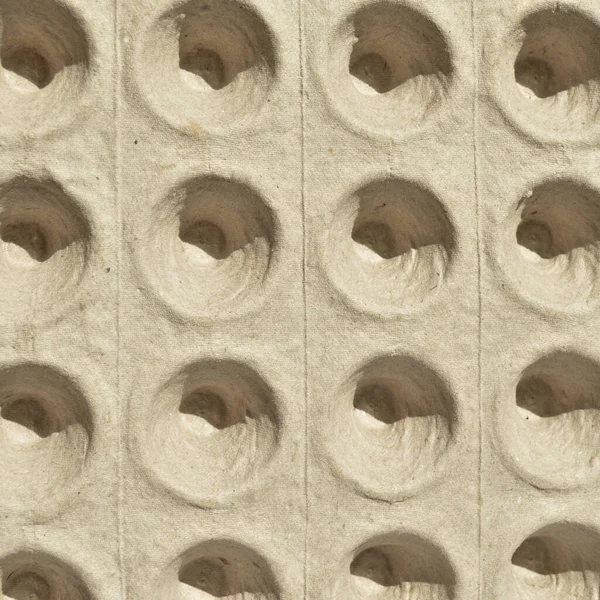 Біла Сіра Порожня Яєчна Коробка Контейнер Зберігання Яєць Виготовлений Целюлози — стокове фото