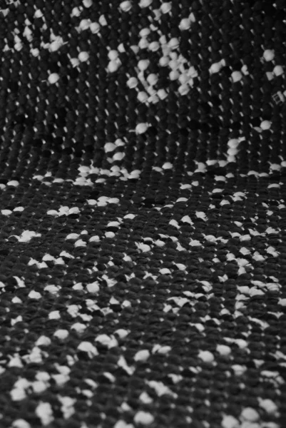 Seamless Preto Branco Tapete Tapete Textura Fundo Cima Tapete Material — Fotografia de Stock