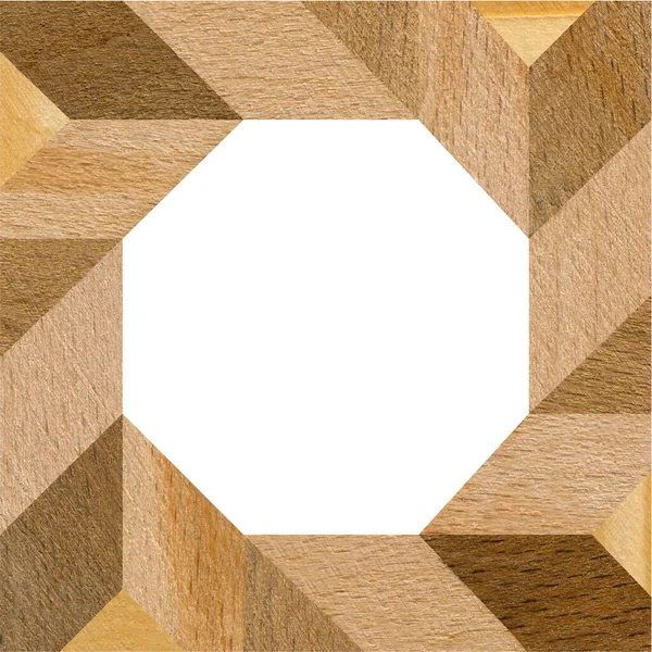 Drewniana Rama Markizy Wzory Stworzone Połączenia Różnych Lasów Drewniana Podłoga — Zdjęcie stockowe