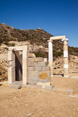 Anadolu 'nun en eski antik kentlerinden biri olan Knidos' taki bir kilise veya tapınağın yıkılması, 26 Haziran 2023