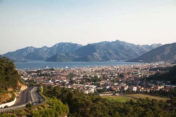 City View Marmaris District Mugla Turkey Which Attracts Local Foreign — Stock Photo, Image