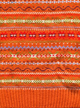 Yünden desenli kumaş. El yapımı kumaş rengi yün arkaplan dokusu