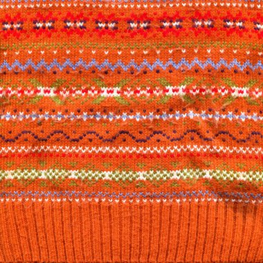 Yünden desenli kumaş. El yapımı kumaş rengi yün arkaplan dokusu