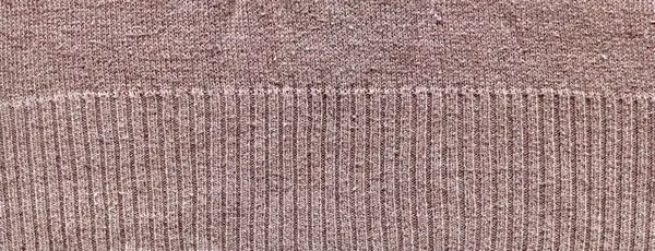 用羊毛制成的花纹织物 手工针织物灰羊毛背景质感 — 图库照片