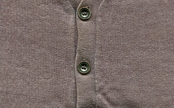Patterned Cardigan Fabric Made Wool Handmade Knitted Fabric Gray Wool — Stock Photo, Image