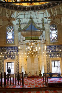Selimiye Camii 1575 yılında Edirne 'de Osmanlı İmparatorluğu döneminde Büyük Usta Mimar Sinan tarafından inşa edilmiştir. 09 Ağustos 2019 Türkiye Edirne