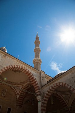 Selimiye Camii 1575 yılında Osmanlı İmparatorluğu döneminde büyük usta Mimar Sinan tarafından Edirne 'de inşa edilmiştir. 09 Ağustos 2019 Türkiye Edirne