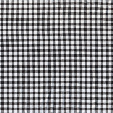 Siyah ve beyaz klasik ekose kumaş, arka plan deseni geometrik soyut tasarım, gingham dokusu
