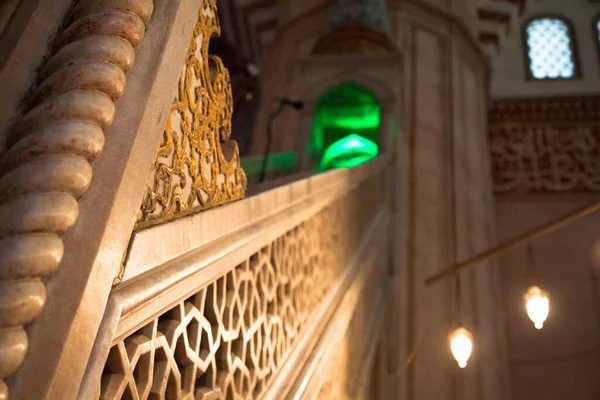 Интерьеры Мечети Селимие Построены Эдирне 1575 Году Времена Османской Империи Стоковое Фото