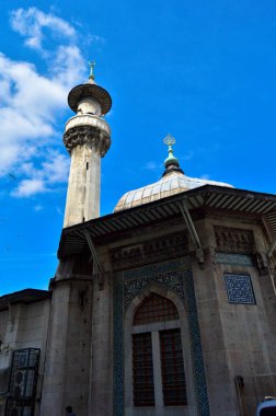 Hobyar Camii, 1491 yılında Eski Osmanlı mimari yapıları İstanbul Sirkeci 'de tamamlandı, İstanbul 4 Nisan 2019