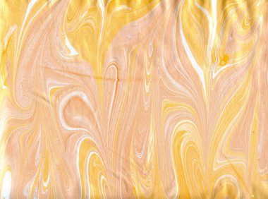 Ebru mermer el yapımı sanat, geleneksel Türk Ebru tekniği, su üzerindeki resim, ardından da kağıt baskısı