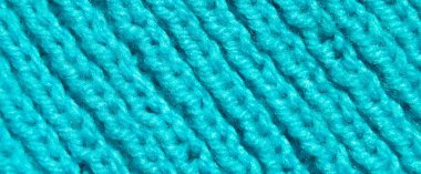 Yünden desenli kumaş. El yapımı kumaş mavi yün arkaplan dokusu