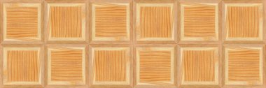 Wooden marquetry, patterns created from the combination of different pine and walnut woods, wooden floor, parquet, cutting board, seamless texture clipart