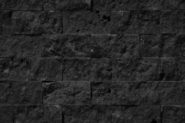 Dikdörtgensel kesim siyah beyaz gri organik mermer duvar dokusu arkaplan olabilir, fayanssız dizilmiş