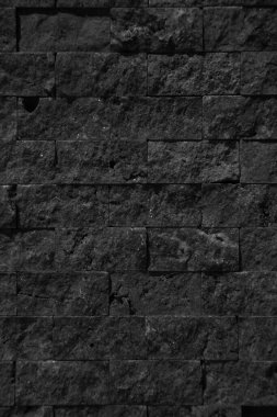 Dikdörtgensel kesim siyah beyaz gri organik mermer duvar dokusu arkaplan olabilir, fayanssız dizilmiş