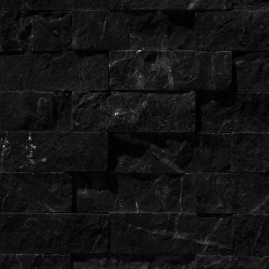 Dikdörtgensel kesim siyah beyaz gri organik mermer duvar dokusu arkaplan olabilir, fayanssız dizilmiş